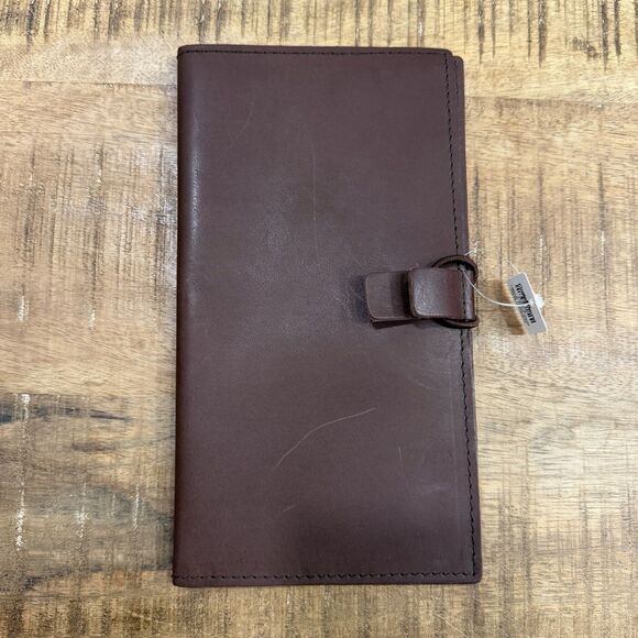 Crate&Barrel Other - NWT Crate & Barrel Brown Leather Travel Wallet